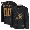 Maillot de Hockey San Jose Sharks Personnaliser Fanatics Military Appreciation Practice 2024-25 Noir - Enfant Maillot de Hockey San Jose Sharks Personnaliser Fanatics Military Appreciation Practice 2024-25 Noir - Enfant